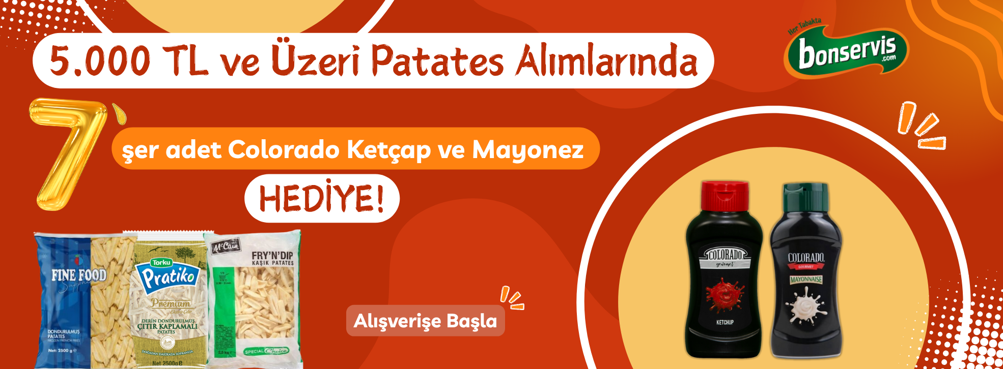 Dondurulmuş Patates