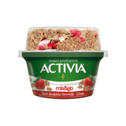 Activia Mix&Go Topper Çilek - Tikveşli