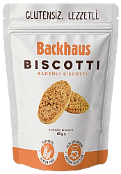 Backhaus Glutensiz Kasa Önü Bademli Biscotti - Backhaus