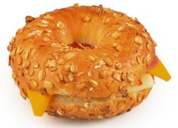 Backhaus Kaşar Peynirli Dana Jambonlu Bagel - Backhaus