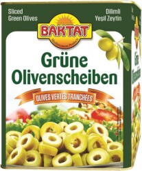 Baktat Dilimli Yeşil Zeytin - Baktat