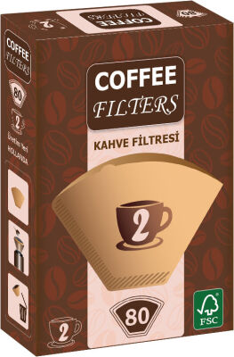 Coffee Filters Filtre Kağıdı (2) Brown - 1