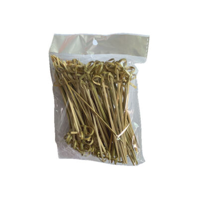 De&Co Bambu Yeşil Düğümlü Kürdan 9cm - 1