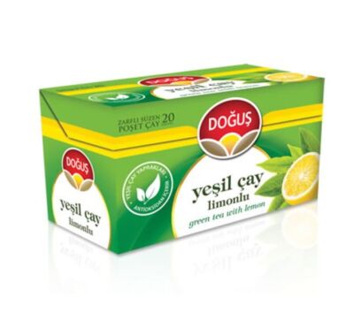 Doğuş Limonlu Yeşil Çay Süzen Poşet - 1