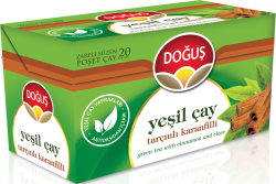Doğuş Tarçın-Karanfilli Yeşil Çay Süzen Poşet - Doğuş