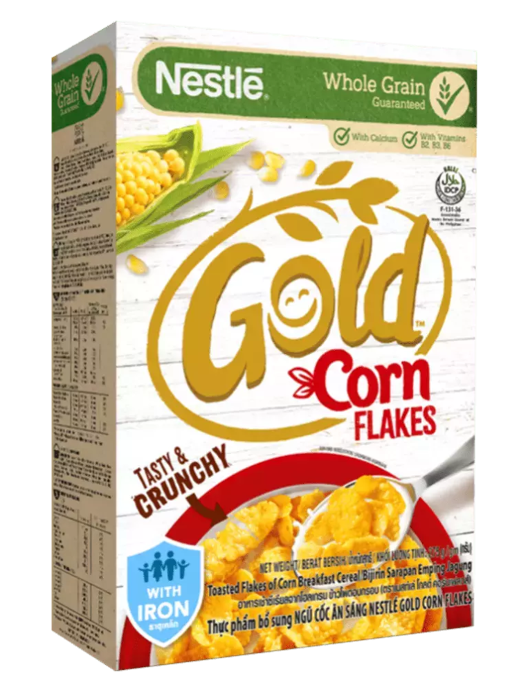 Nestle Gold Corn Flakes Cereal Bag