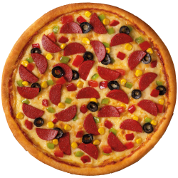 Senass İnce Taban Karışık Pizza (30 cm) - Senass