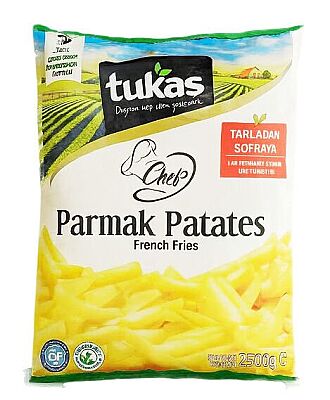 Tukaş Şef Patates (9x9) 2,5 Kg - 1